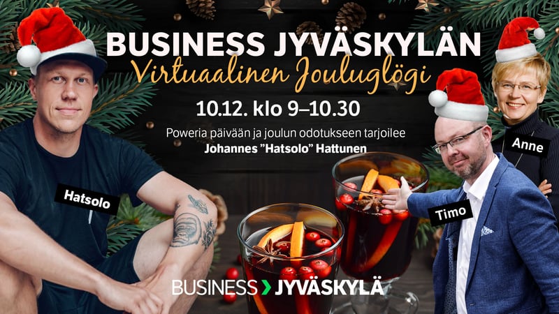 Business Jyväskylän Virtuaalinen Jouluglögi 10.12.